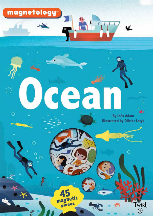 Caption-Ocean Activity Book with Magnetic Pages and pieces