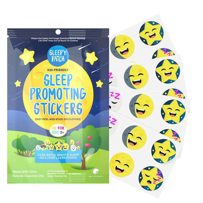 SleepyPatch Sleep Promoting Stickers by The Natural Patch Co - Pack of 24