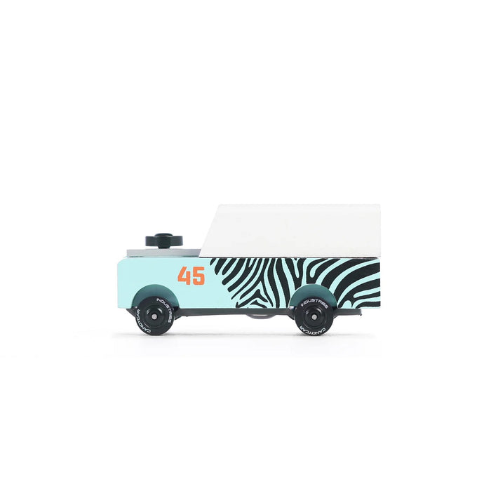 caption-Zebra Drifter car