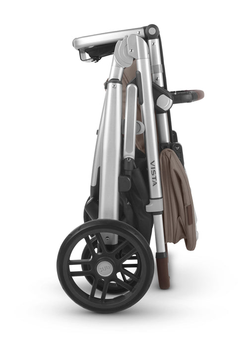 UPPAbaby Vista V2 Stroller - Theo (Dark Taupe / Silver / Chestnut Leather)