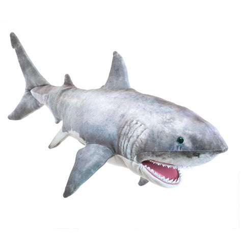 Folkmanis Great White Shark Puppet - nurtured.ca
