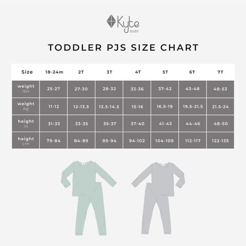 Kyte Baby Toddler Short Sleeve PJ Set (1706)