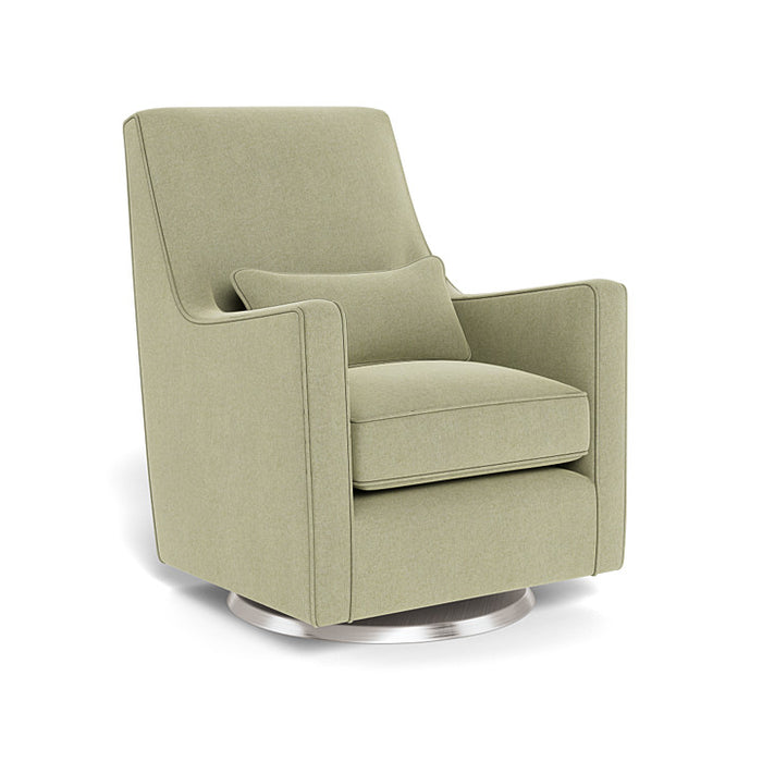 caption-Sage Green with Brushed Steel Swivel