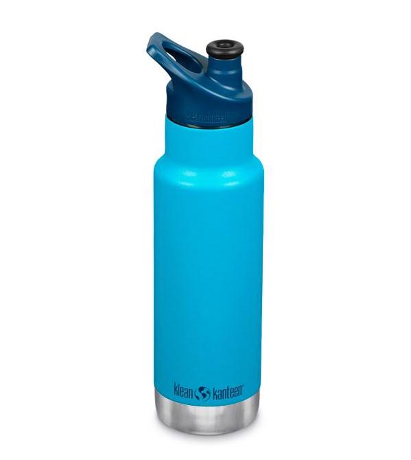 caption-Hawaiian Ocean Blue Stainless Steel Insulated Water Bottle