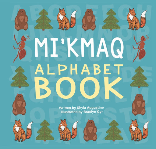caption-Alphabet Board Book in Mi'kmaw by Shyla Augustine