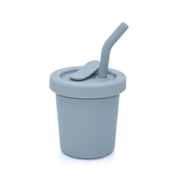 Noüka Straw Cup 6oz for Toddlers - Lily Blue - nurtured.ca