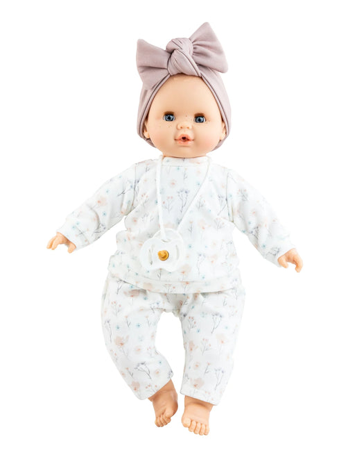 Sonia Soft Body Doll with Pacifier  - Floral Pants Set - Nurtured