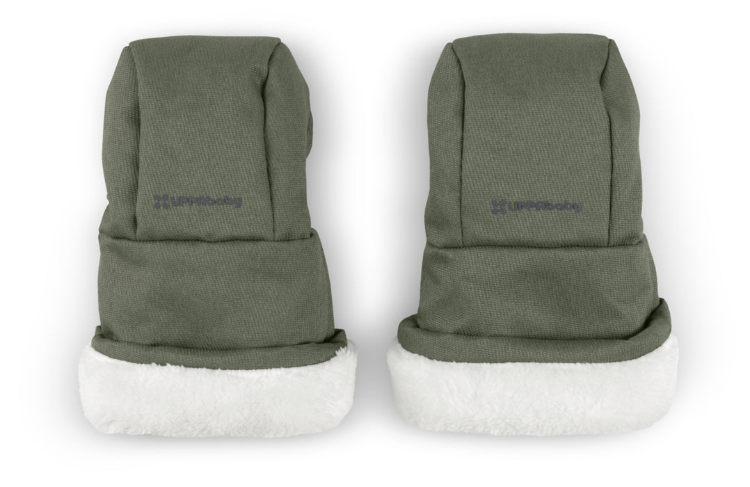 Evelyn cozy handmuff made by uppababy on a white background