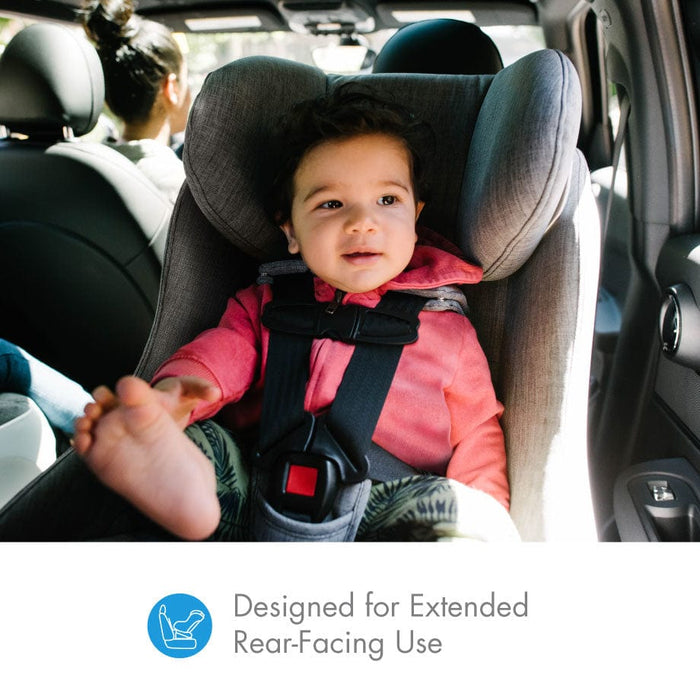 caption-Designed for Extended Rear-facing use to 40 pound and 43 inches