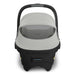 Uppababy baby car seat with canopy on a white background