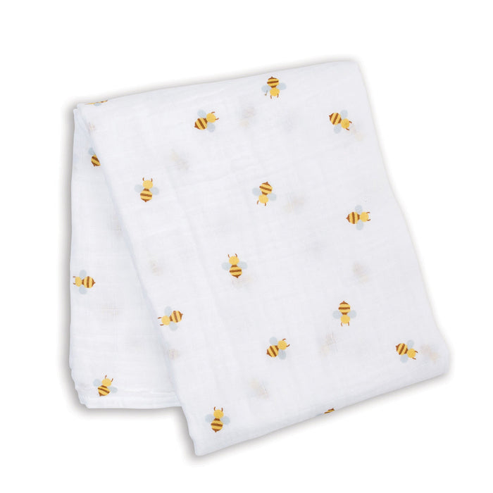 Lulujo Bees Cotton Swaddle