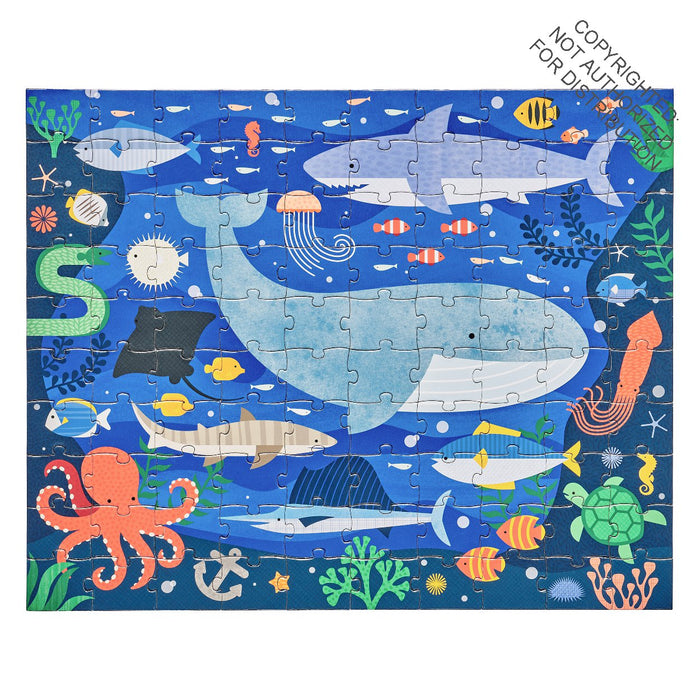Under the Sea Two-Sided Travel Puzzle - Nurtured
