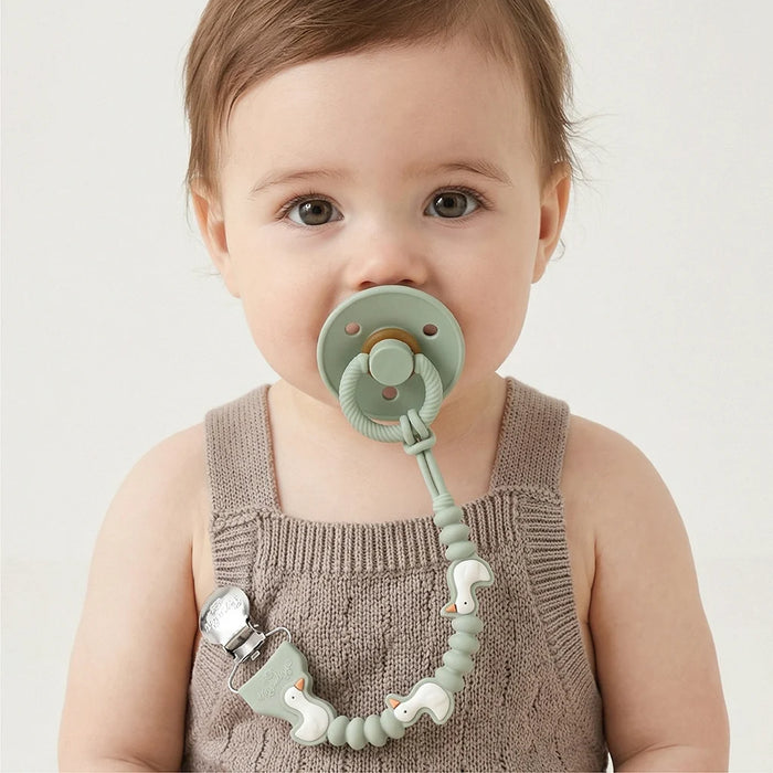Itzy Ritzy Paci Strap Plus™ - Goose