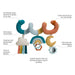 caption-Itzy Ritzy Spiral Activity Toy- Rainbow