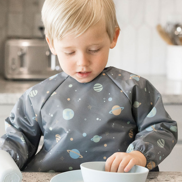 Tiny Twinkle Mess-Proof Full Sleeve Bib - Large - 2-4 Year Old