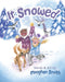 Book cover of 'It Snowed' with children playing in the snow and a dog. Words and art by Meaghan Smith