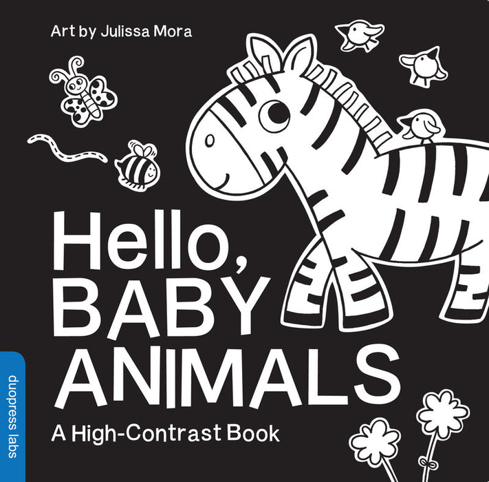 Hello Baby Animals - A High-Contrast Board Book