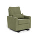 caption-Matera Glider with Olive Green Linen on Espresso Base