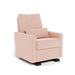 caption-Matera Glider with Petal Pink on Espresso Base