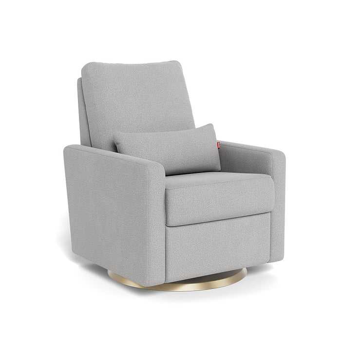 caption-Matera in Cloud Grey with Matte Gold Swivel