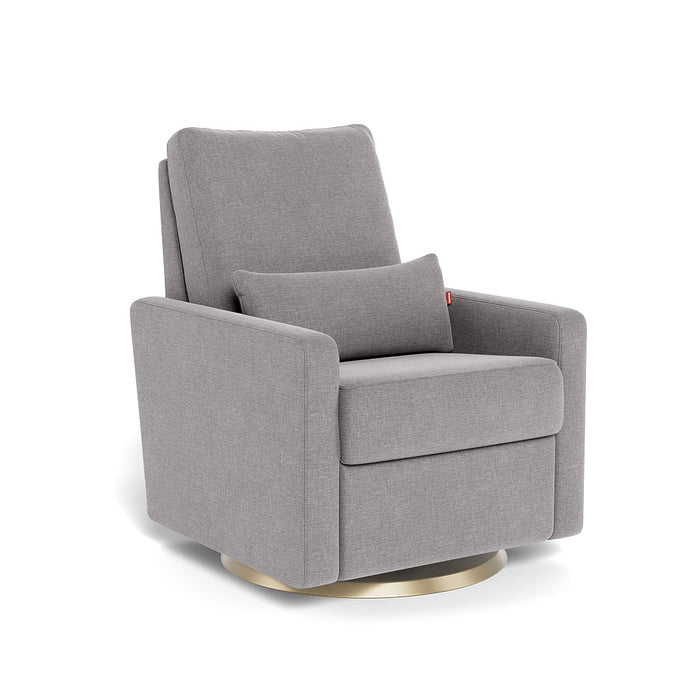 caption-Matera in Pebble Grey with Matte Gold Swivel