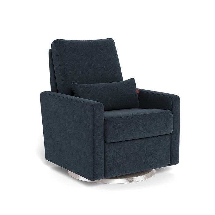 caption-Matera in Deep Navy with Brushed Steel Swivel