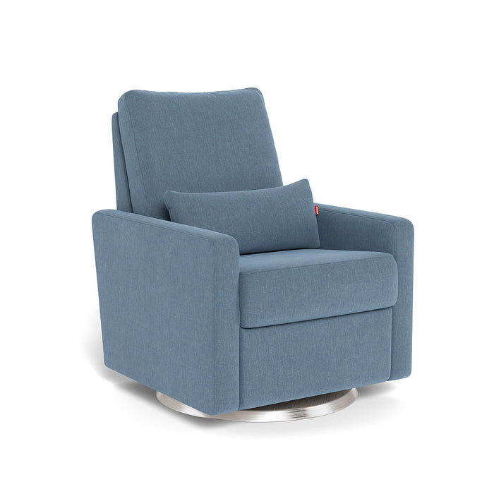 caption-Matera in Denim Blue with Brushed Steel Swivel