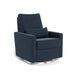 caption-Matera in Midnight Blue with Brushed Steel Swivel