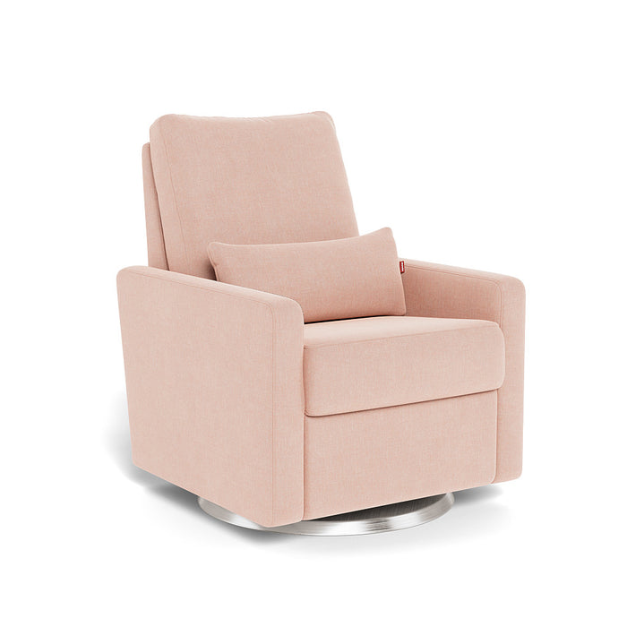 caption-Matera in Petal Pink with Brushed Steel Swivel
