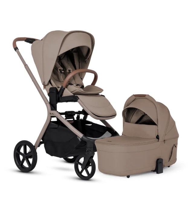 Silver Cross BREEZ Stroller + Compact Bassinet Bundle
