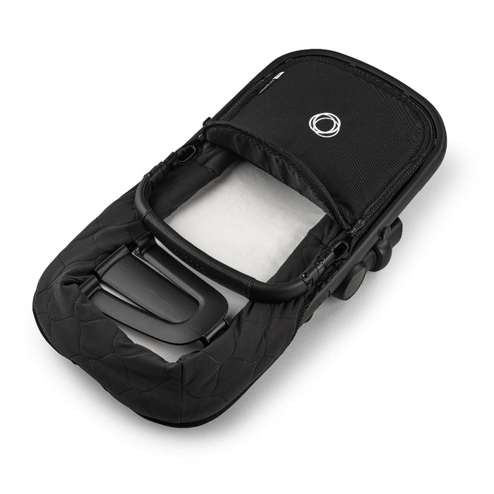 Bugaboo baby stroller bassinet accessory parts on a white background