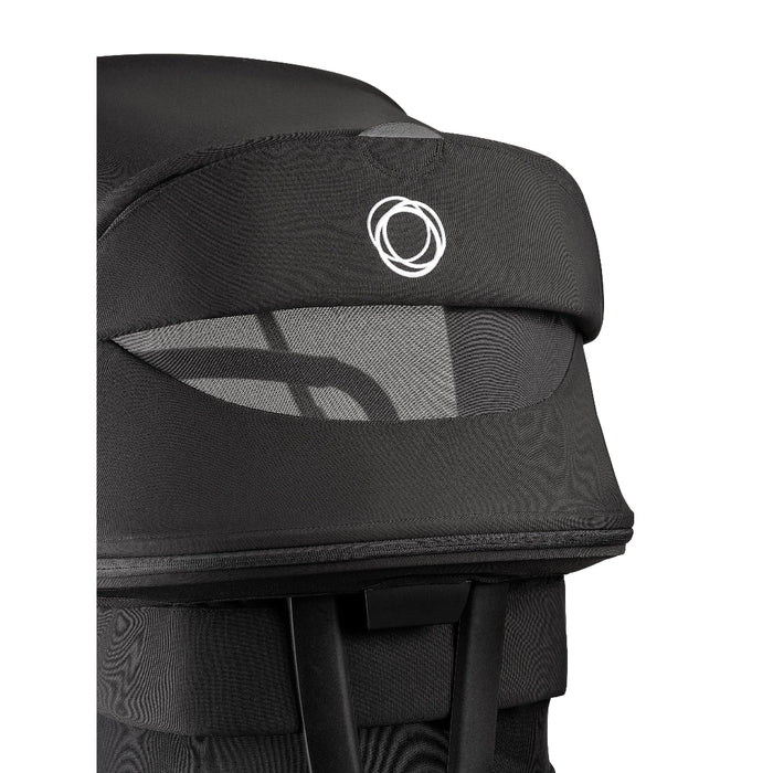 Bugaboo baby stroller accessory with a logo on a white background