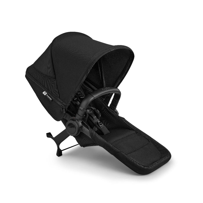 Black Bugaboo sibling seat for Donkey 6 Stroller (sold separately) on a white background