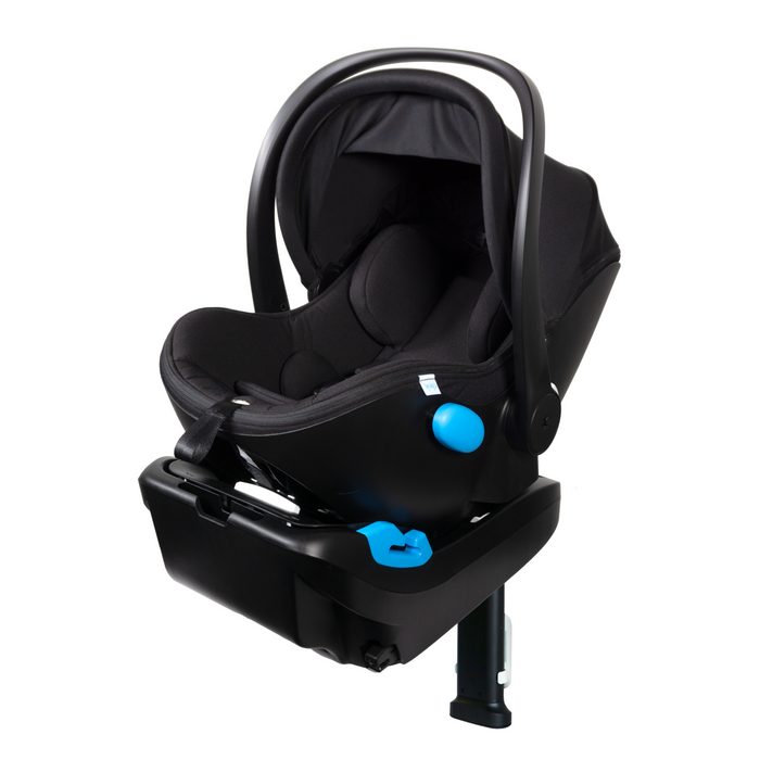 clek LIING Infant Car Seat - Railroad Ziip with Removable Flame Retardant Free Fabric