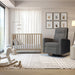 Nelly Grey Recliner in Modern Nursery