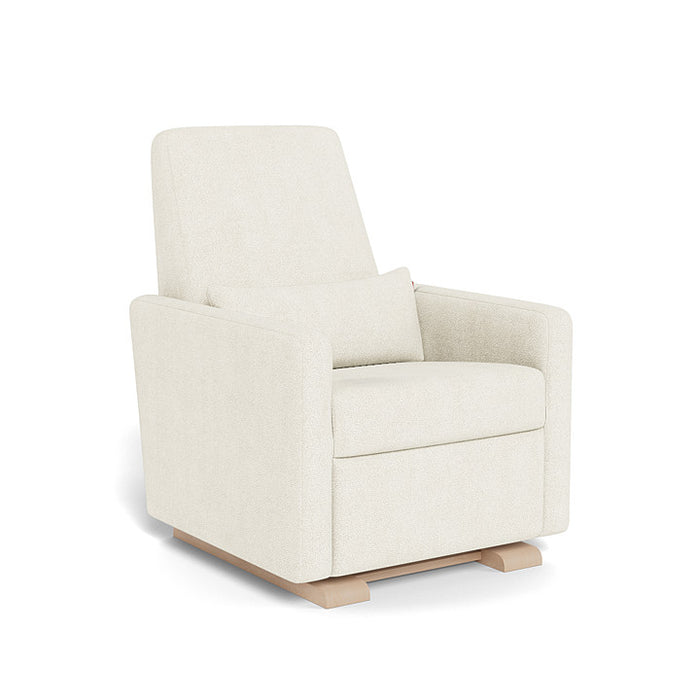White armchair on a white background