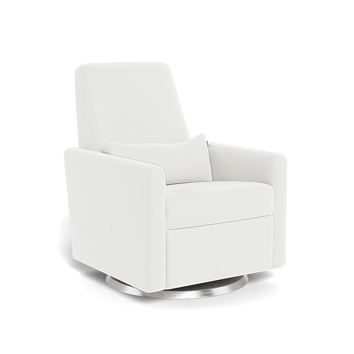 White swivel chair on a white background