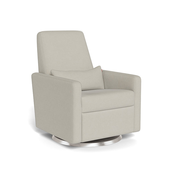 Beige recliner chair on a white background
