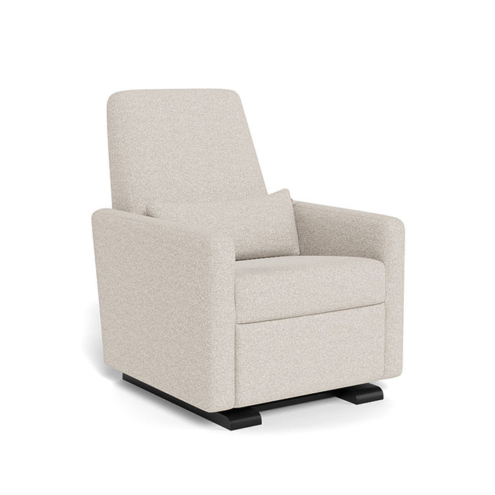 Beige recliner chair on a white background