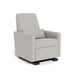 Gray recliner chair on a white background