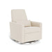 Beige swivel chair on a white background