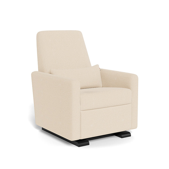 Beige recliner chair on a white background