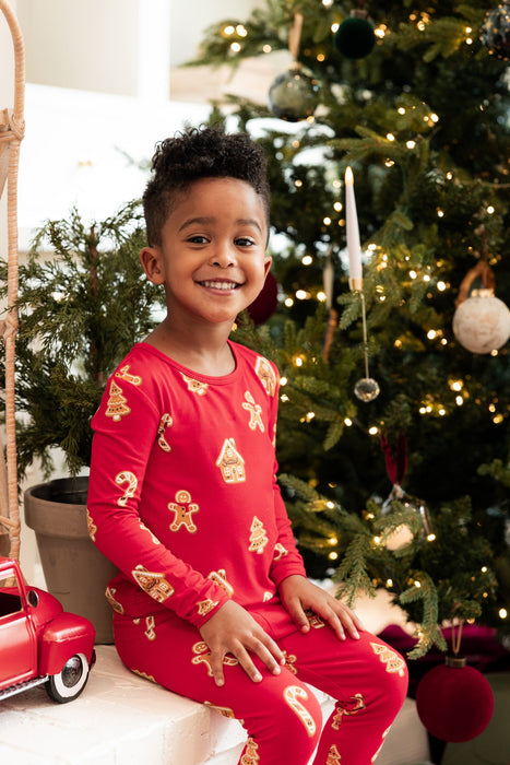 Kyte Baby Long Sleeve Bamboo PJ Set (1701) - Gingerbread