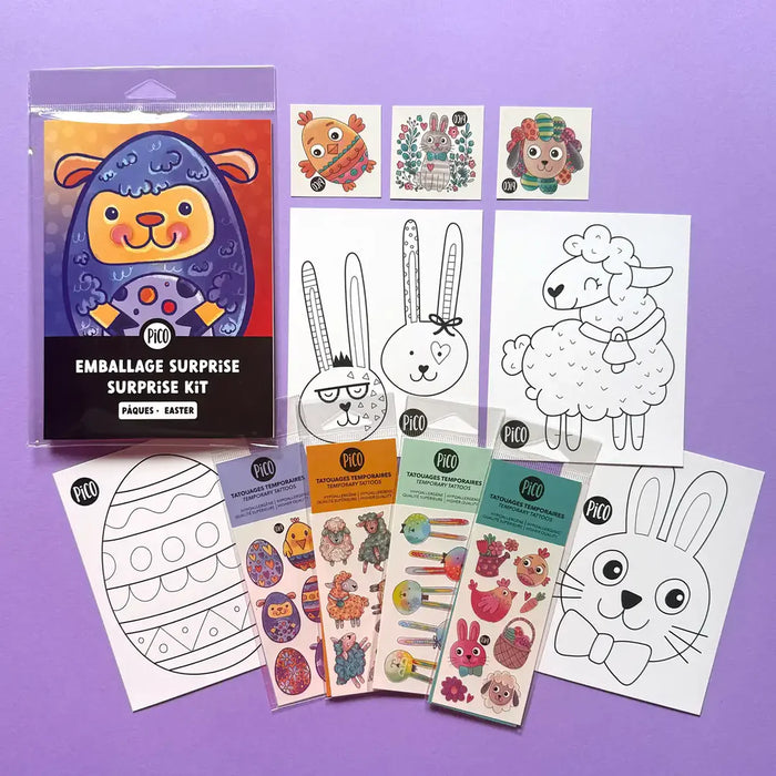 Easter Surprise Colouring & Tattoo Set - Nurtured