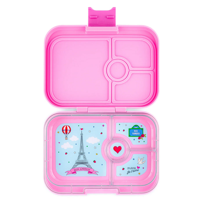 caption-Yumbox Panino in Fifi Pink with Je T'aime Tray