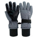 caption-Toasty Dry Gloves in Heather Grey for Children
