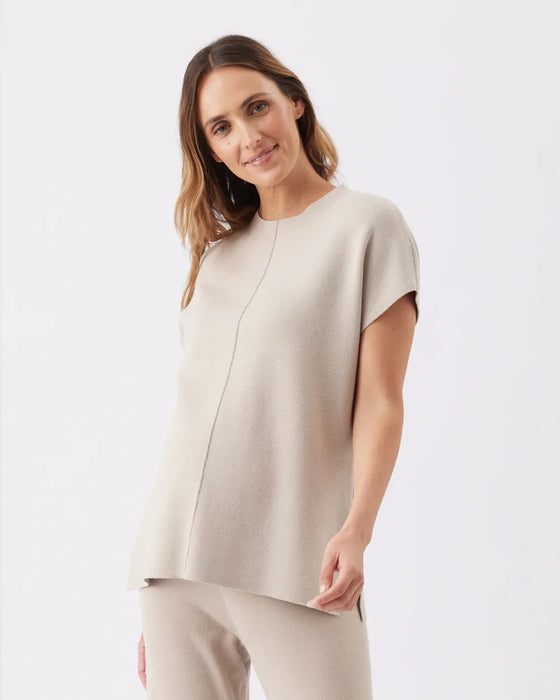 Nardia Nursing Knit Shirt - Stone