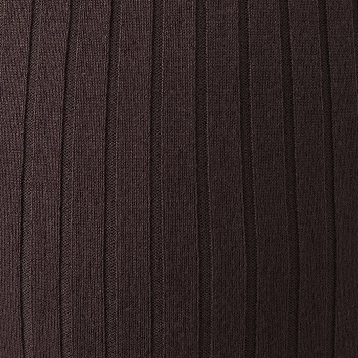 Nella Ribbed Knit Maternity and Nursing Dress - Cocoa