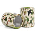 Two cylindrical kaleidoscopes with forest-themed patterns on a white background