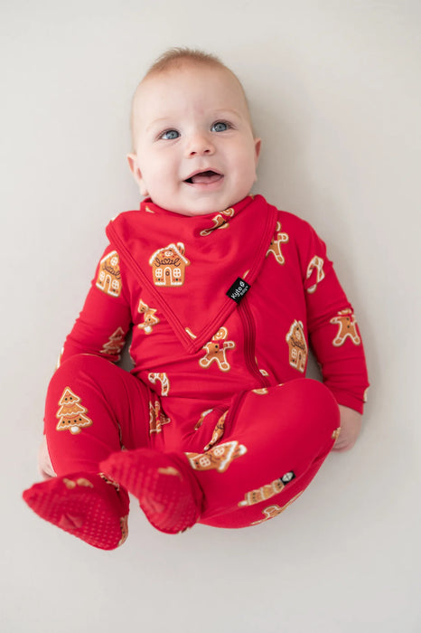 Kyte Baby Zippered Footie (1911) - Gingerbread
